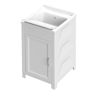 Schrank mit Waschbecken aus Harz 45x50 für Aussen und innen mit Waschbrett